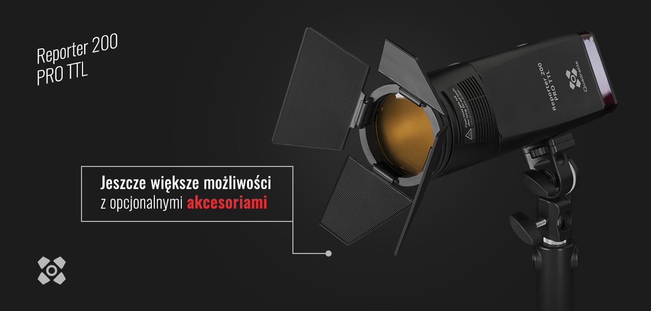 Quadralite Reporter 200 Pro TTL taniej o 380zł!
