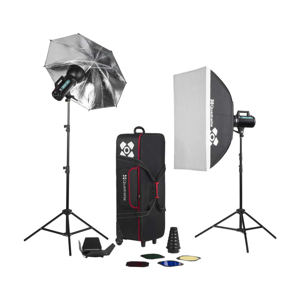 Quadralite zestaw lamp studyjnych Move 400 Kit